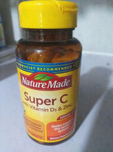 Load image into Gallery viewer, Nature Made Super C With Vitamin D3 & Zinc 70 Tablets