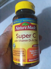 Load image into Gallery viewer, Nature Made Super C With Vitamin D3 & Zinc 70 Tablets