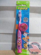 Load image into Gallery viewer, Firefly Nickelodeon Paw Patrol Kids Toothbrushes with Cap for 3+ yrs.