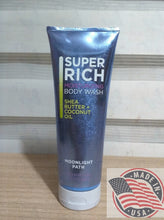 Load image into Gallery viewer, Super Rich moisturizing Body wash Shea Butter+ coconut oil (296 ml) U.S.A