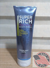 Load image into Gallery viewer, Super Rich moisturizing Body wash Shea Butter+ coconut oil (296 ml) U.S.A