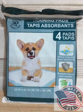Load image into Gallery viewer, Training Pads for dog/cat Tapis Absorbants 4 pads 22in x22in(56cmx56cm)