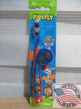 Load image into Gallery viewer, Firefly Nickelodeon Paw Patrol Kids Toothbrushes with Cap for 3+ yrs.