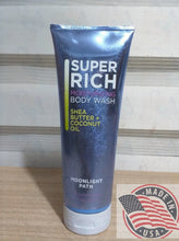 Load image into Gallery viewer, Super Rich moisturizing Body wash Shea Butter+ coconut oil (296 ml) U.S.A