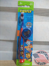 Load image into Gallery viewer, Firefly Nickelodeon Paw Patrol Kids Toothbrushes with Cap for 3+ yrs.