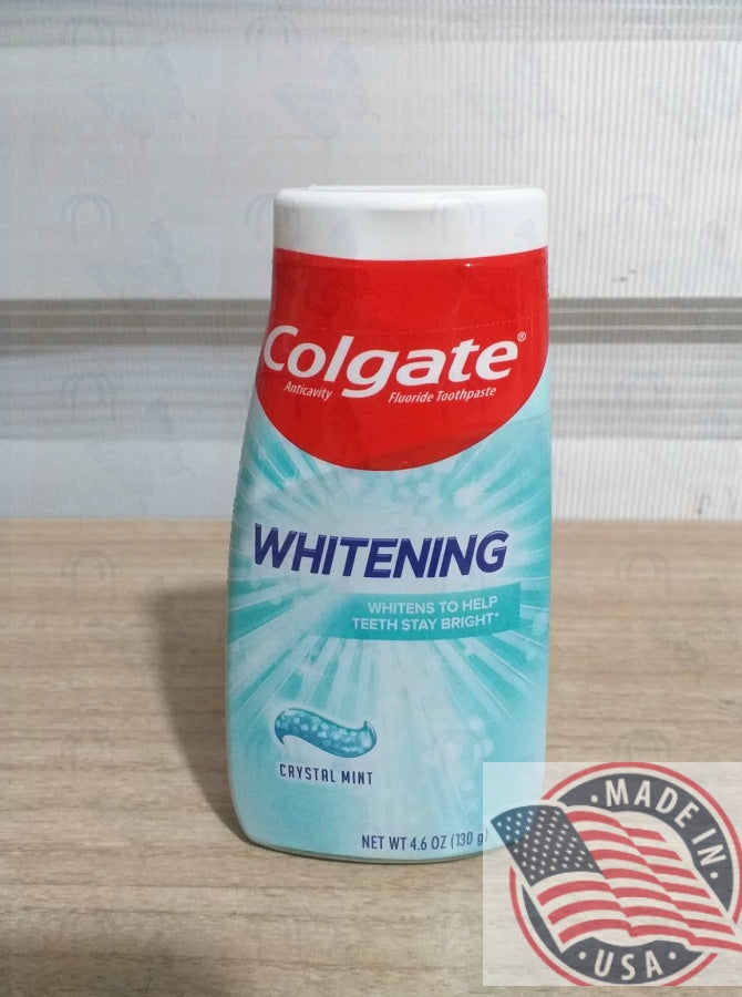 Colgate White Crystal Mint Anticavity Fluoride Toothpaste (4.6 oz) U.S.A
