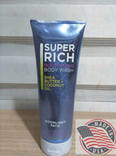 Load image into Gallery viewer, Super Rich moisturizing Body wash Shea Butter+ coconut oil (296 ml) U.S.A