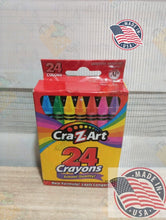 Load image into Gallery viewer, Cra-Z-Art 24 Crayons School Quality smoother Brighter colors