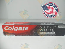 Load image into Gallery viewer, Colgate Optic White Toothpaste with Charcoal cool mint paste2.5 oz (70.8g)