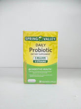 Load image into Gallery viewer, Spring Valley Daily Probiotic 5 Billion 5 Strain Dietary Supplement, 30 count