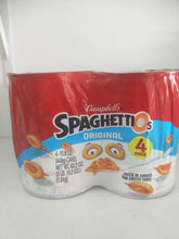 Load image into Gallery viewer, Campbell's SpaghettiOs Original Canned Pasta, 15.8 OZ Can (Pack of 4)