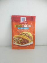 Load image into Gallery viewer, McCormick Mild Taco 30% Less Sodium 1 oz (28g)