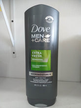 Load image into Gallery viewer, Dove Men+Care Extra Fresh Micromoisture Face - Body Wash 532ml