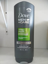 Load image into Gallery viewer, Dove Men+Care Extra Fresh Micromoisture Face - Body Wash 532ml