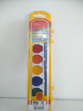 Load image into Gallery viewer, Cra-Z-Art Washable Watercolor Paints with Brush, Multicolor Set