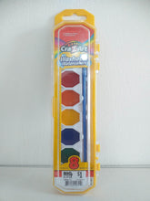 Load image into Gallery viewer, Cra-Z-Art Washable Watercolor Paints with Brush, Multicolor Set