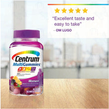 Load image into Gallery viewer, Centrum MultiGummies Gummy Multivitamin for Women, Multivitamin/Multimineral Supplement