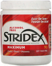 Load image into Gallery viewer, Stridex Daily Care Acne Pads Maximum Strength, 90 ct