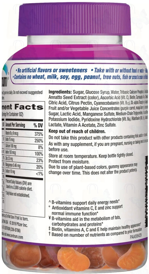 Centrum MultiGummies Gummy Multivitamin for Women, Multivitamin/Multimineral Supplement