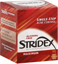 Load image into Gallery viewer, Stridex Daily Care Acne Pads Maximum Strength, 90 ct
