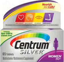 Load image into Gallery viewer, Centrum Silver Multivitamin for Women 50 Plus, 65 Count
