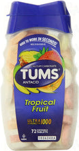 Load image into Gallery viewer, Tums Ultra, Assorted Tropical Fruit, 72 Count