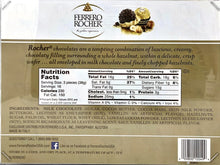 Load image into Gallery viewer, Ferrero Rocher Fine Hazelnut Chocolates, Chocolate Gift Box, 48 Count Flat, 21.2 oz