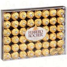 Load image into Gallery viewer, Ferrero Rocher Fine Hazelnut Chocolates, Chocolate Gift Box, 48 Count Flat, 21.2 oz
