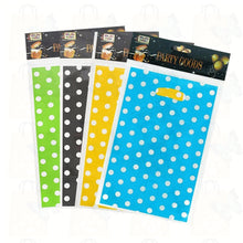 Load image into Gallery viewer, 10pcs 16*25cm Party Gift Bags With Handles Cake Dot Pattern Colorful Plastic Bag