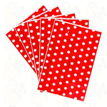 Load image into Gallery viewer, 10pcs 16*25cm Party Gift Bags With Handles Cake Dot Pattern Colorful Plastic Bag