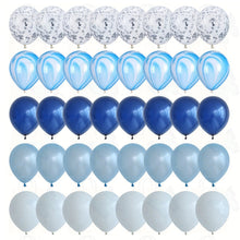Load image into Gallery viewer, 40 Pcs Balloons Set Agate Marble Balloons With Confetti Balloons