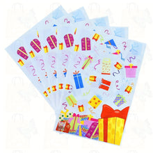 Load image into Gallery viewer, 10pcs 16*25cm Party Gift Bags With Handles Cake Dot Pattern Colorful Plastic Bag