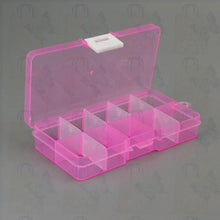 Load image into Gallery viewer, 10 Grid Plastic Transparent Storage Box Jewelry Manicure Container