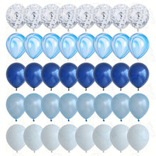 Load image into Gallery viewer, 40 Pcs Balloons Set Agate Marble Balloons With Confetti Balloons