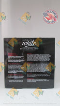 Load image into Gallery viewer, Ultimate White Whitening Dental Strips infused w/activated charcoal 6 strips