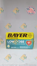 Load image into Gallery viewer, Bayer Low Dose Aspirin Regimen Pain Reliever (81mg) 32 Enteric Coated Tablets