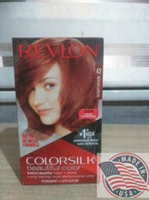 Load image into Gallery viewer, REVLON Permanent hair color #42 Medium Auburn with keratin &ammonia free