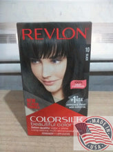 Load image into Gallery viewer, REVLON #10 Permanent hair color BLACK ammonia free w/keratin (U.S.A)