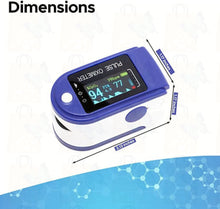 Load image into Gallery viewer, PULSE Oximeter Digital fingertip Portable Monitor heart rate