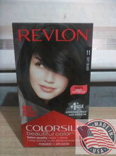 Load image into Gallery viewer, REVLON #11 soft black ammonia free with keratin Permanent hair color (U.S.A)
