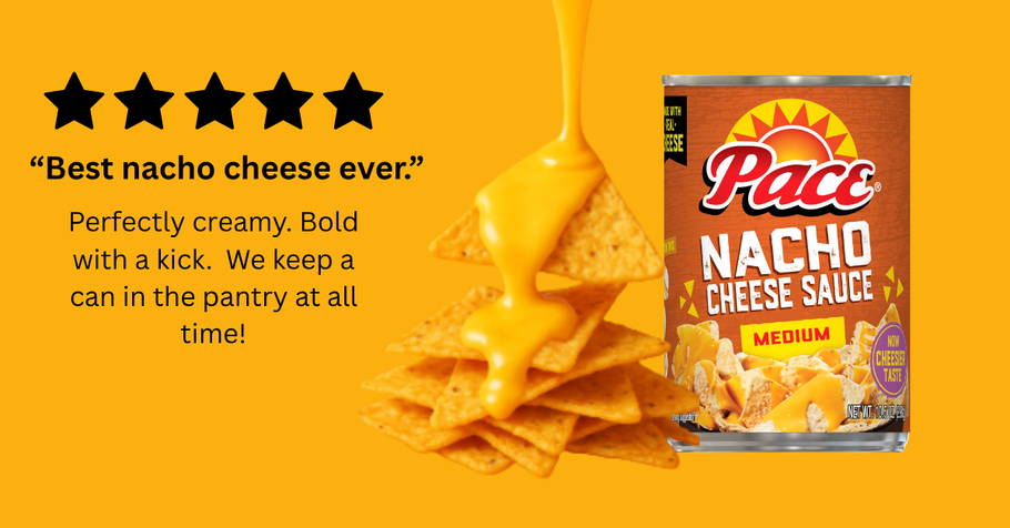 Pace Medium Nacho Cheese Sauce, 10.5 oz Can