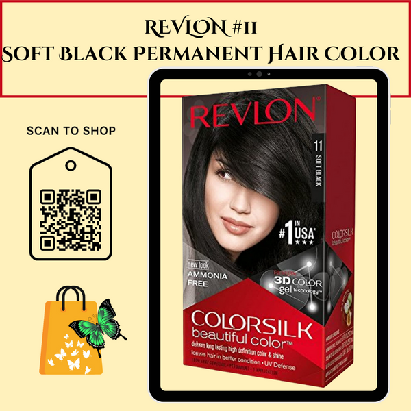 REVLON #11 Soft Black Permanent Hair Color