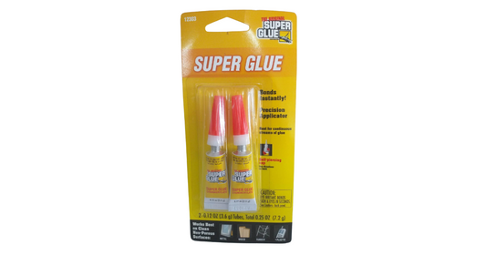 The Original Super Glue Instant Super Glue 2 tubes,0.25 oz(7.2g)