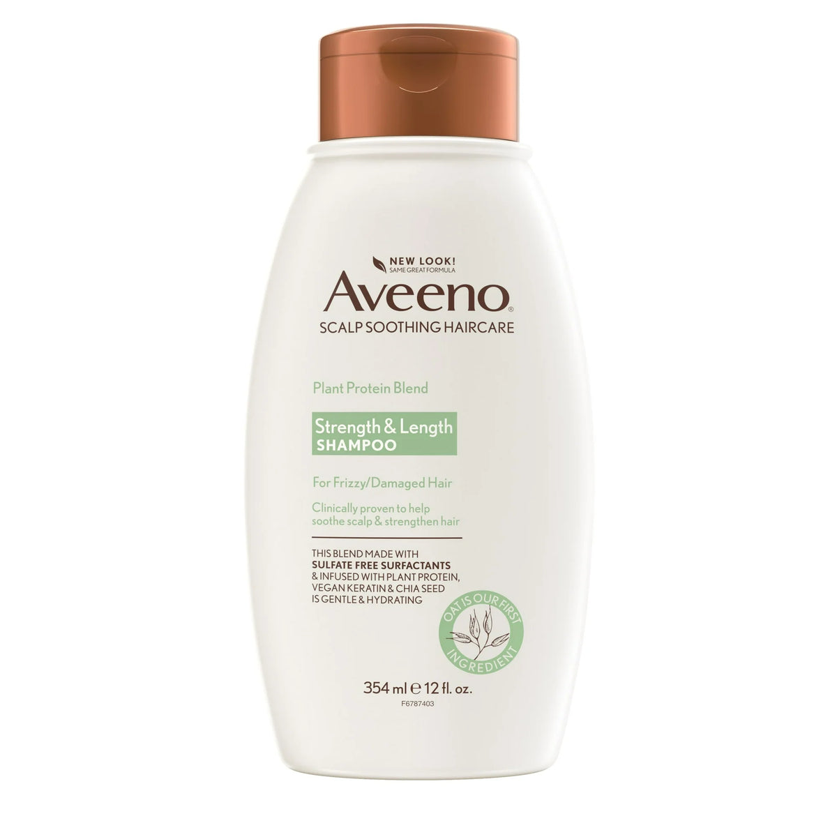 Aveeno Scalp Soothing Haircare  - Strength & Length Shampoo 354 ml 12fl oz