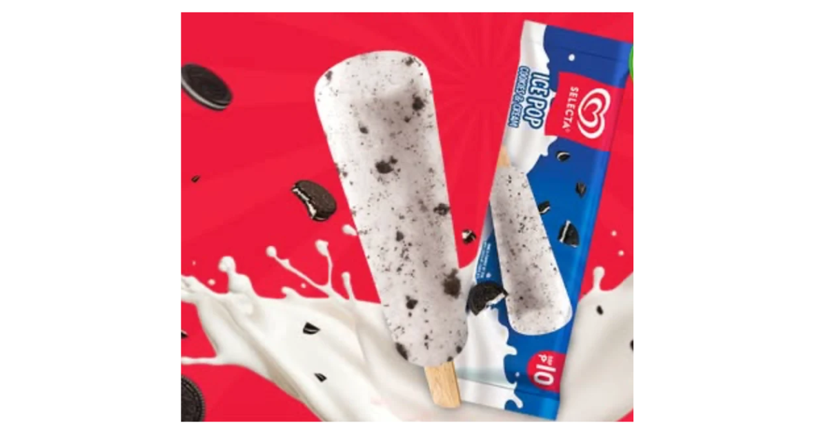 ice pop cookies&cream