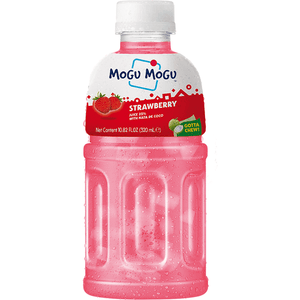 Mogu Mogu Strawberry Juice with Nata de Coco | 220ml