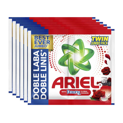 Ariel Laundry Powder with Downy Floral Passion Jumbo Pack