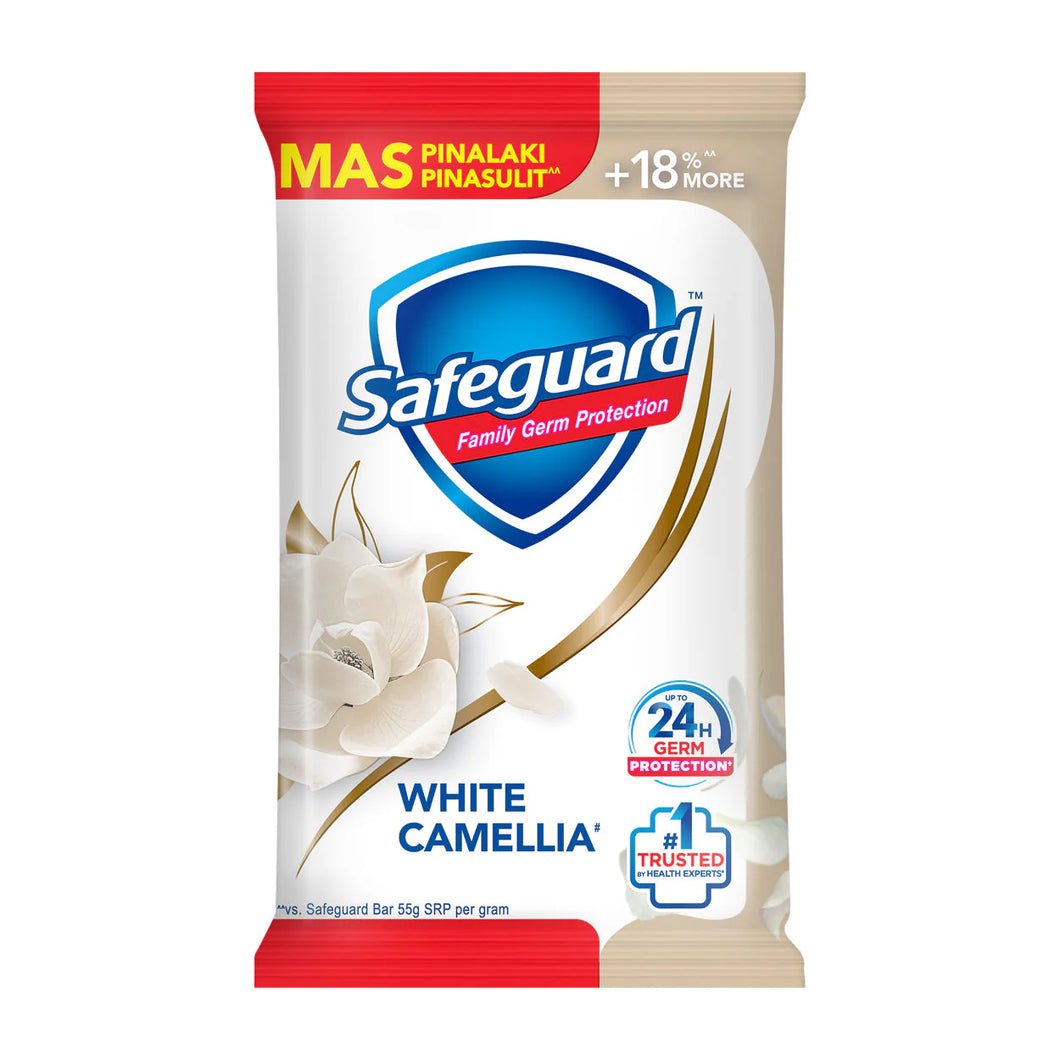 Safeguard Soap White Camellia 55/65g Sachet