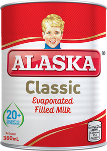Alaska Classic Evaporated Filled Milk | 360mL