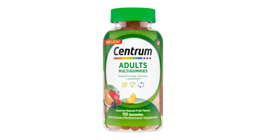 Centrum Adult Multigummies assorted natural fruit flavors 110 gummies